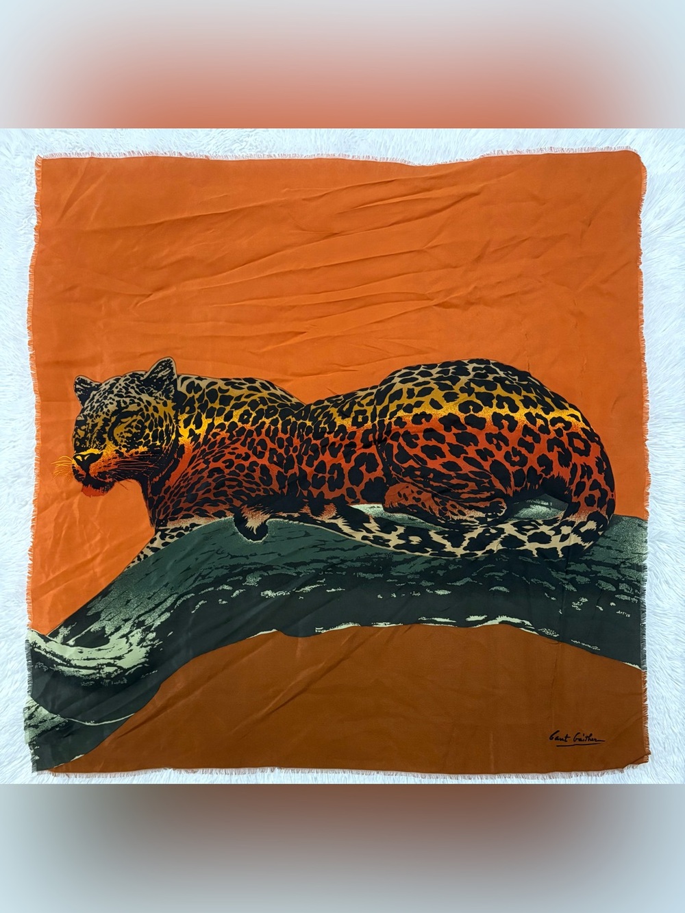 Gant Gaithers Signature Rust Scarf